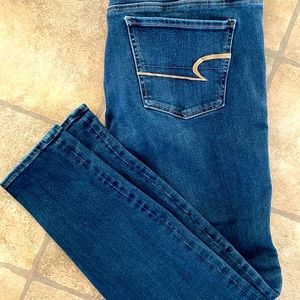 American Eagle skinny jeans with super stretch sz 14
